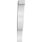 Ekena Millwork 3-in. W x 16-in. D x 22-in. H Funston Architectural Grade PVC Knee Brace BRCP03X16X22FST - alternate 5